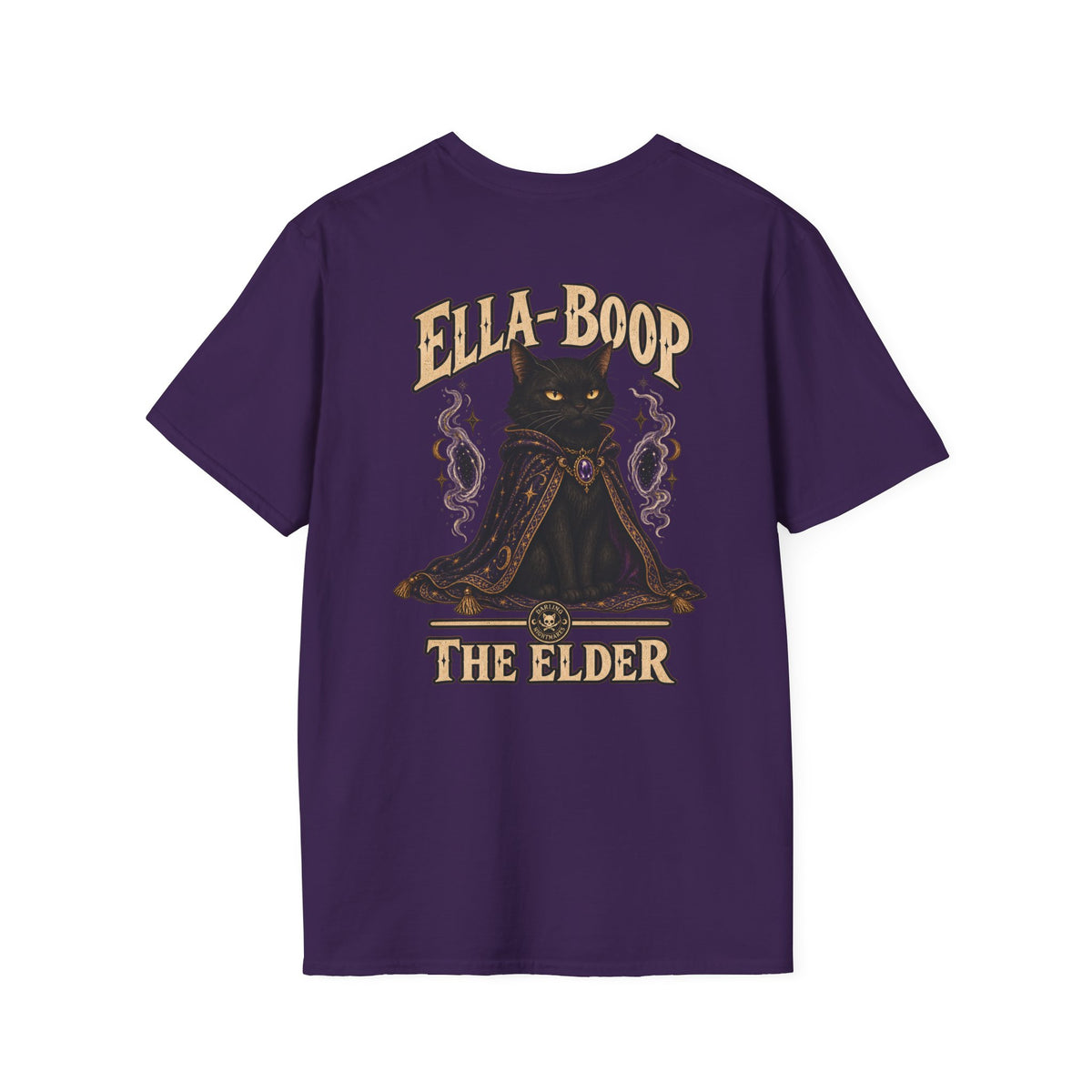 Ella-Boop the Elder, black cat Keeper of the Thresholds from Darling Nightmares