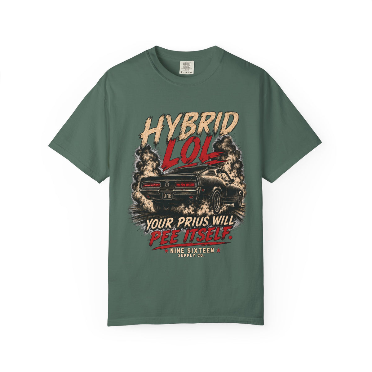 Your Prius Will Pee Itself Comfort Colors 1717 muscle car tee mockup
