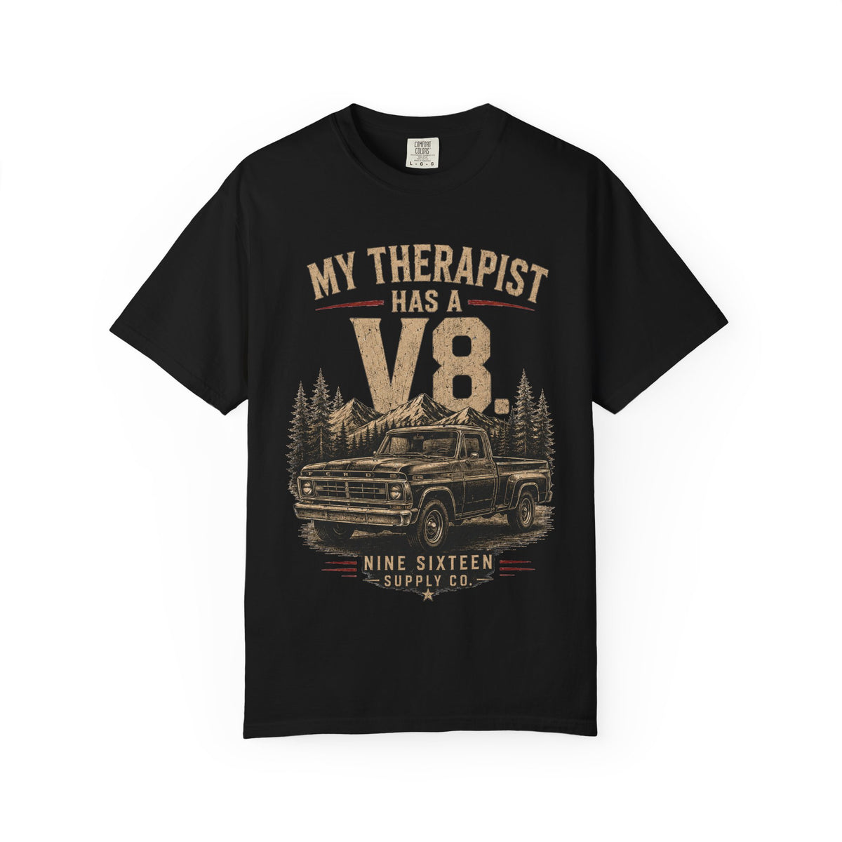 My Therapist Has a V8 premium car guy graphic tee