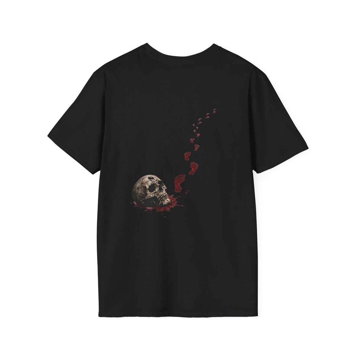 Footprints — Skull Halloween Tee