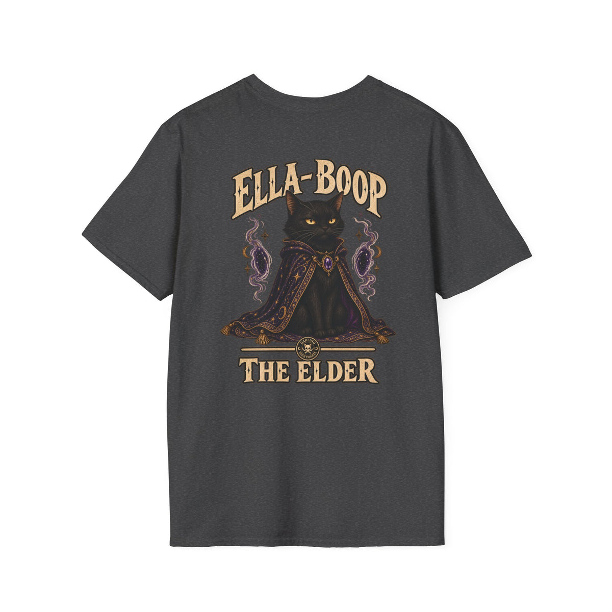 Ella-Boop the Elder, black cat Keeper of the Thresholds from Darling Nightmares