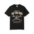 Pray to the Tool Gods premium garage graphic tee