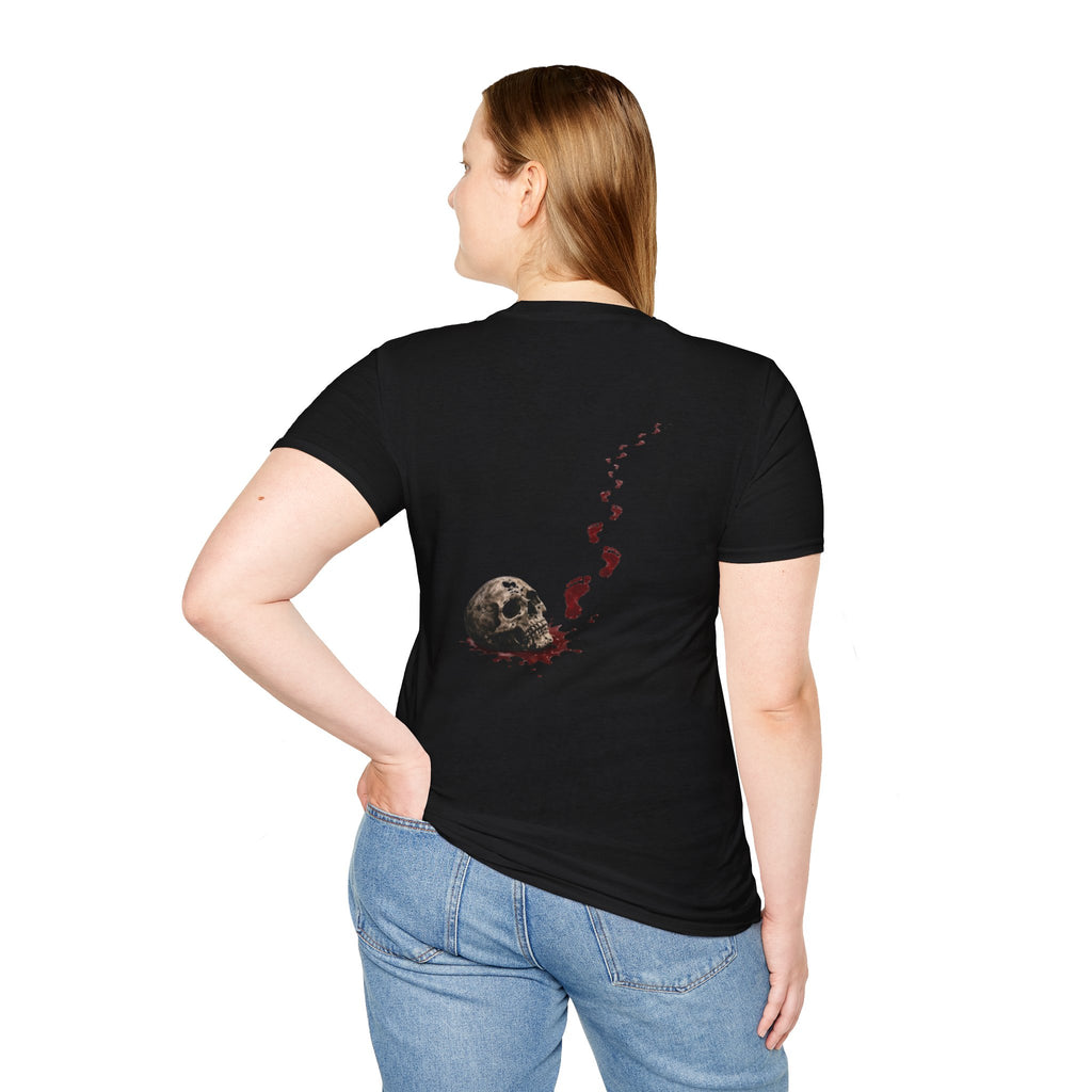 Footprints — Skull Halloween Tee